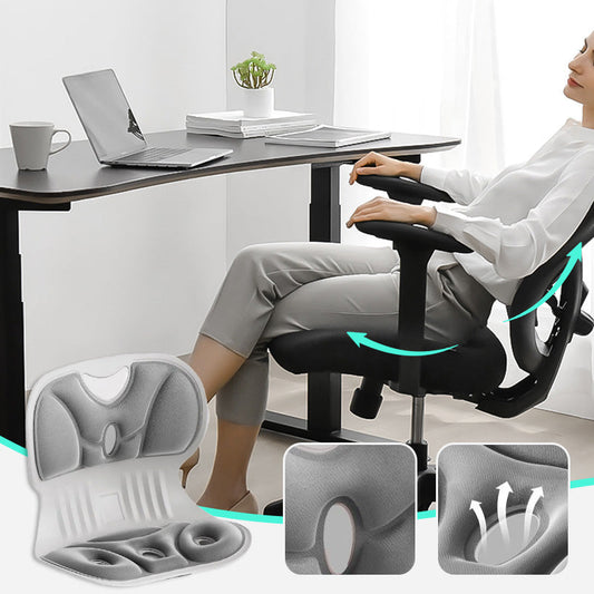Ergonomic Memory Foam Back & Lumbar Support Cushion for Chair
